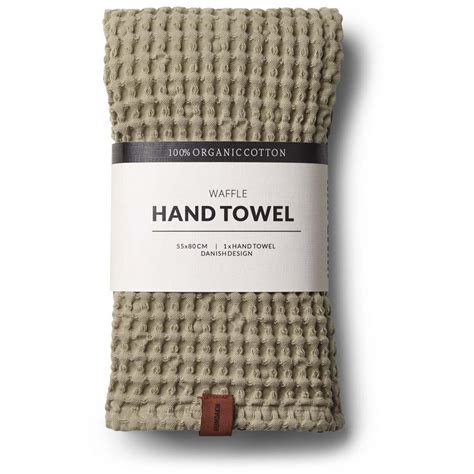 Humdakin Waffle Hand Towels Chiffons Oak