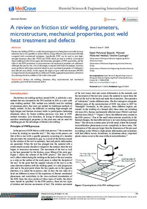 Pdf Challenges In The Detection Of Weld Defects In Friction Stir