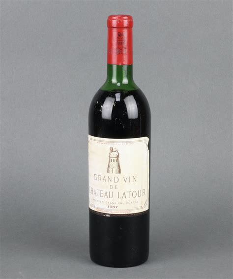 A Bottle Of Chateau Latour Grand Vin De Chateau Rd February