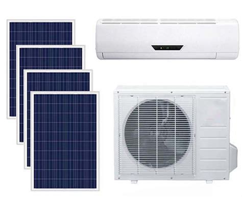 Btu V Off Grid Split Solar Powered Air Conditioner Solar