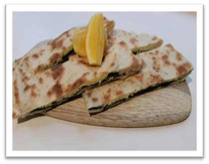 Cheese and Spinach Turkish Flatbread - LittleCooks