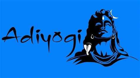 Adiyogi Black Wallpaper 4k