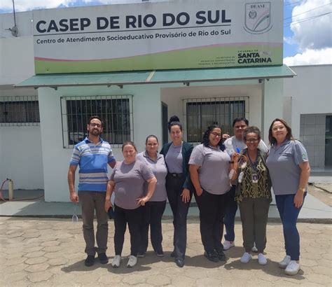 DEASE VISITA O CASEP DE RIO DO SUL INECES Santa Catarina