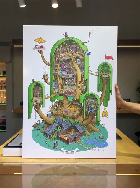 Adventure Time Treehouse Inside