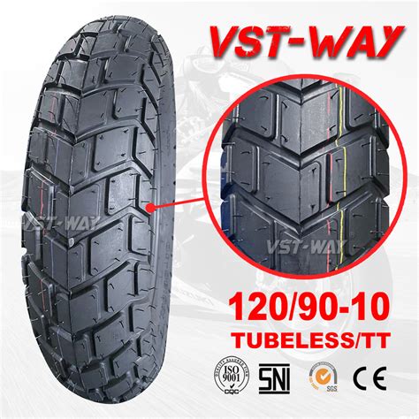 Llanta 120 90 10 Italika Llanta 120 90 10 PARA Moto Tubeless Scooter