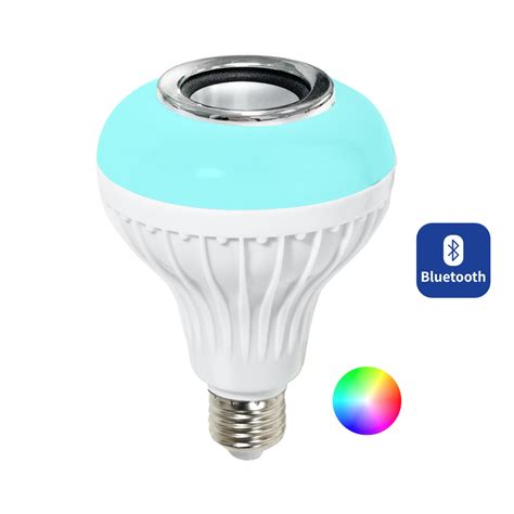 Smart E27 12w Ampoule Led Bulb Rgb Light Wireless Bluetooth Audio