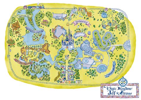 Mapa Fantasyland on Behance