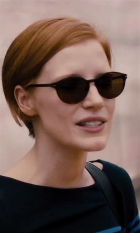 Jessica Chastain Gucci Slight Cat Eye Sunglasses From The Disappearance Of Eleanor Rigby Thetake