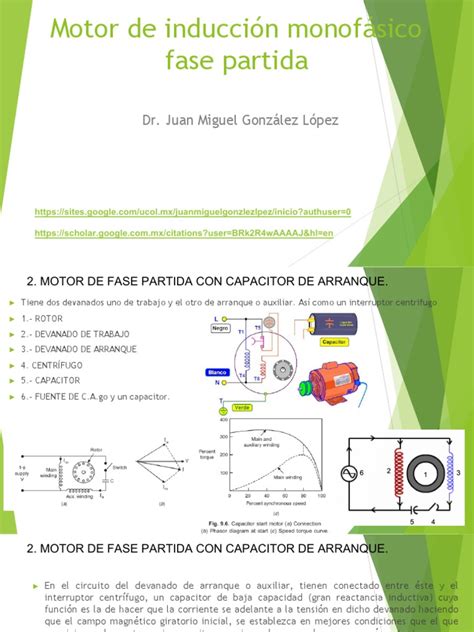 3 2 Motor De Fase Partida Star Capacitor 2023 Pdf Inductor Equipo