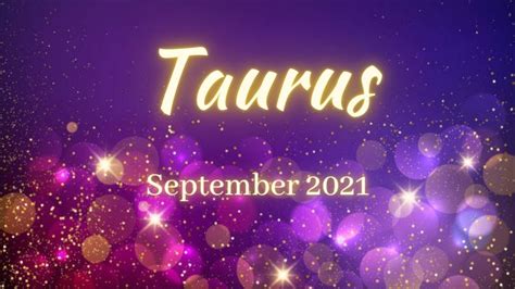 Taurus Money Tarot Reading September 2021 Youtube