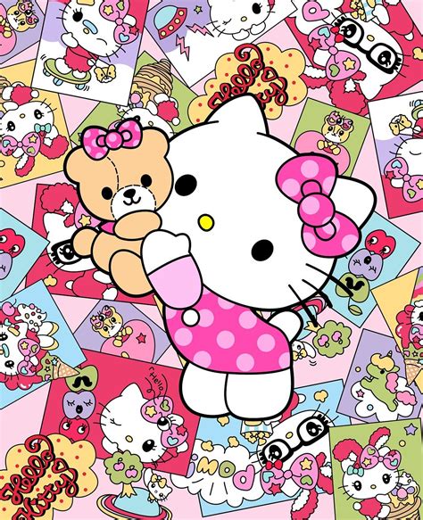 Download Hello Kitty, Cartoon, Background. Royalty-Free Stock ...