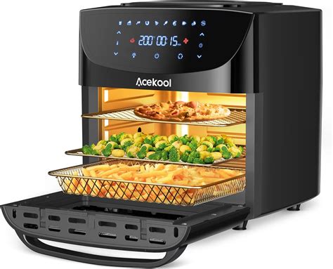 Amazon De Gourmetmaxx Digitale Hei Luftfritteuse L Xxl Edelstahl