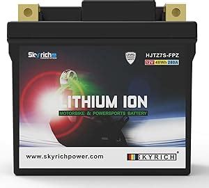 Amazon Skyrich Hjtz S Fpz Lithium Motorcycle Lifepo Battery V