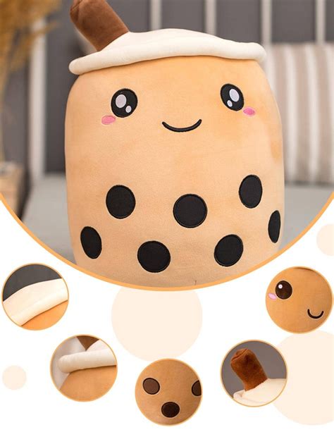 Aixini Boba Plush Stuffed Bubble Tea Plushie Cartoon Milk Tea Cup