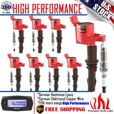 8x Ignition Coil IRIDIUM Spark Plug Kits For Ford Expedition 2008