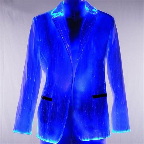 Fiber Optic Led Suit Jacket Perfect For Raves Festivals Etsy