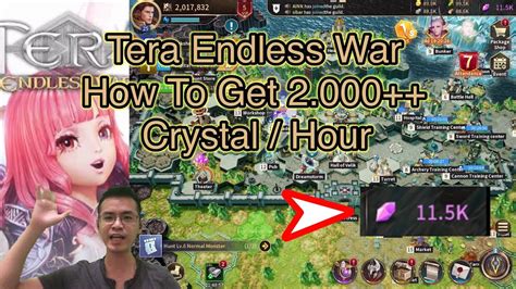 Get 2000 Crystals Hour Tera Endless War Gameplay Youtube