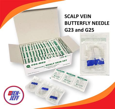 Butterfly Needle Scalp Vein Set G23 Or G25 20 Pieces Of 50 Pieces