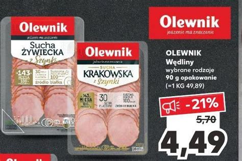 Promocja Kie Basa Krakowska Sucha Olewnik W Kaufland