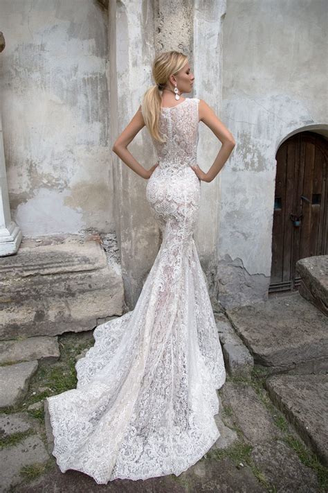 Robe De Mari E Haute Couture En Dentelle Oksana Mukha Paris