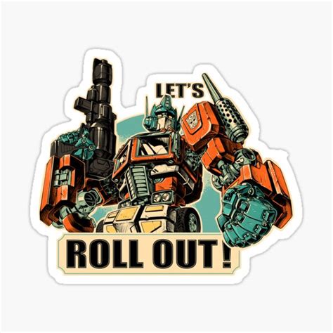 Optimus Prime In Retro Style Sticker For Sale By Ignat01 Redbubble