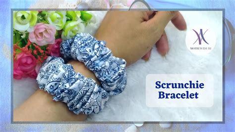 DIY Batik Scrunchie Bracelet Gelang Kerut Batik Kreasi Kain Perca