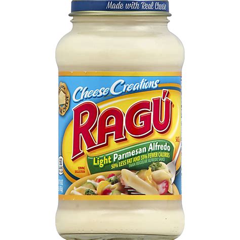 Ragú Cheese Creations Light Parmesan Alfredo Cheese Sauce 16 oz Jar