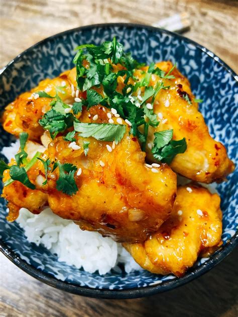 Crispy Orange Chicken Recipe Delishably