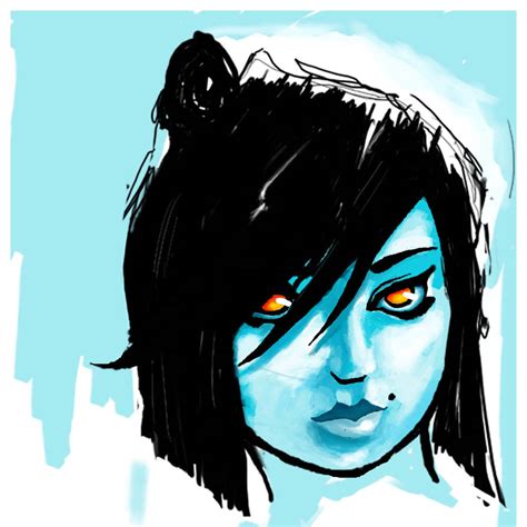 The Blue Girl By Wearehell On Deviantart