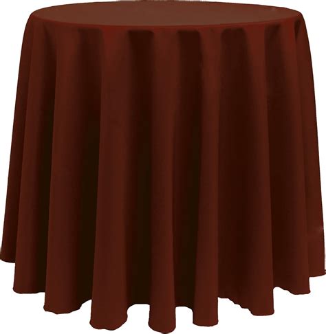 Ultimate Textile 90 Inch Round Polyester Linen Tablecloth