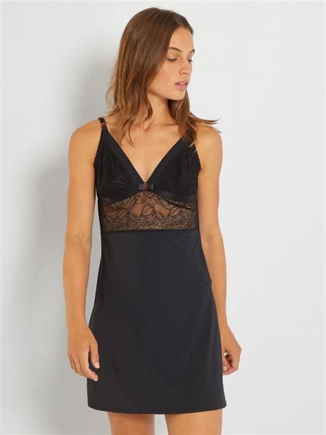 Camis N Envie De Lingerie Negro Kiabi