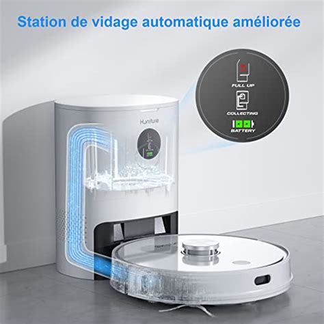 Robot Aspirateur Laveur Avec Station De Vidange Automatique Honiture