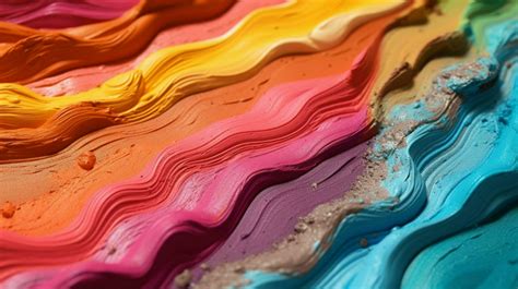 closeup of vibrant color palette with gradients 30652102 Stock Photo at ...