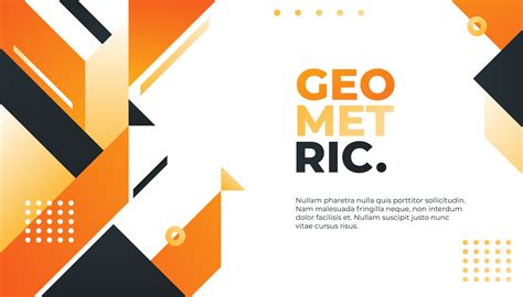 Minimal Orange and Black Geometric Background 696327 Vector Art at Vecteezy