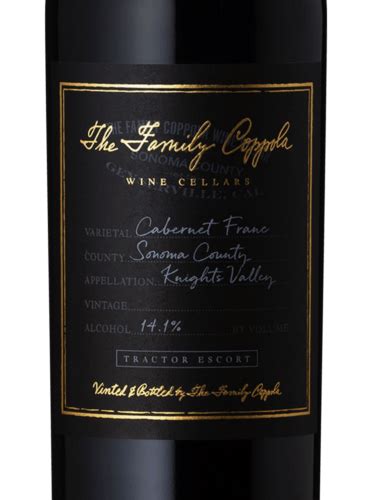 Francis Ford Coppola Winery The Family Coppola Cabernet Franc | Vivino ...