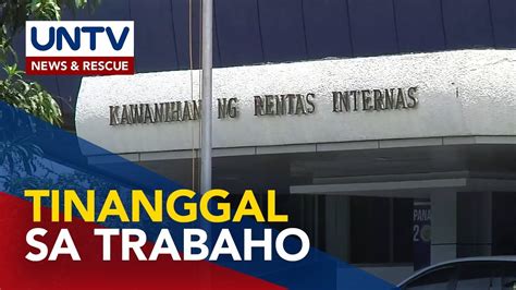 28 Tauhan Ng BIR Na Sangkot Umano Sa Ibat Ibang Katiwalian Tinanggal