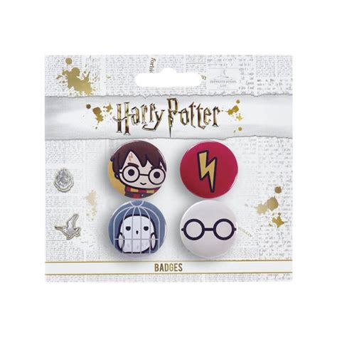 Comprar Pack Chapas Harry Potter Chibi Online