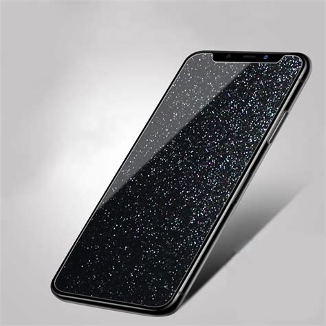 9h Protection Film Diamond Glitter Tempered Glass For Iphone X Xr Xs