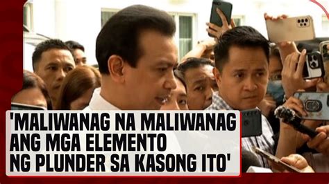 Ex Sen Trillanes Nagsampa Ng Reklamong Plunder Laban Kina FPRRD At