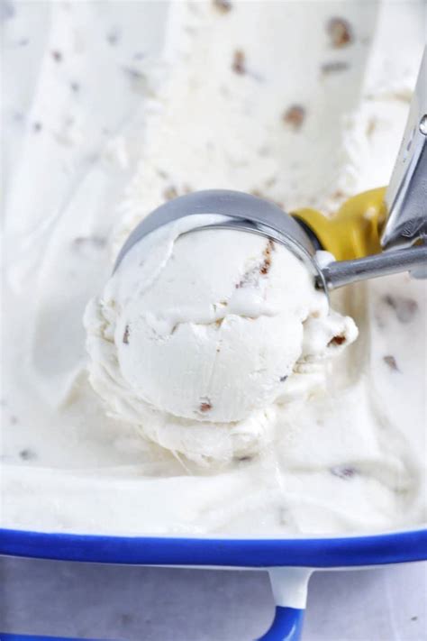 Easy Homemade No Churn Butter Pecan Ice Cream Kenneth Temple