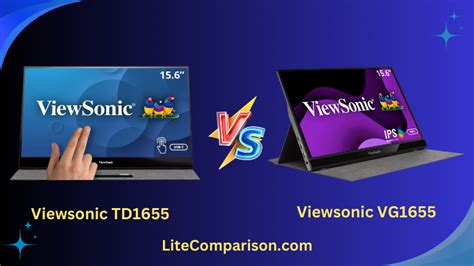 Viewsonic TD1655 vs VG1655 - Best ViewSonic Monitors...