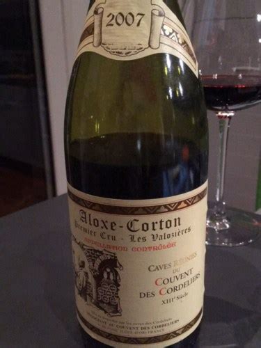 Ch Teau Couvent Des Cordeliers Aloxe Corton Premier Cru Les Valozi Res