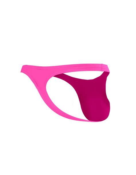SP NDEX GLOW By C M Hot Pink Thong Bulge PLUS