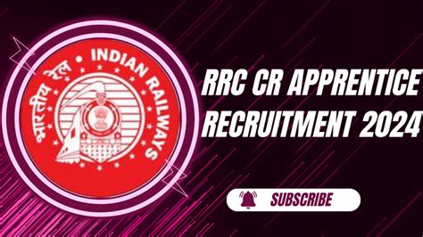 Rrc Cr Apprentice Recruitment Notification Out For Posts