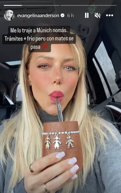 Evangelina Anderson Compartió Un Video Y Un Detalle En Su Mate Emocionó