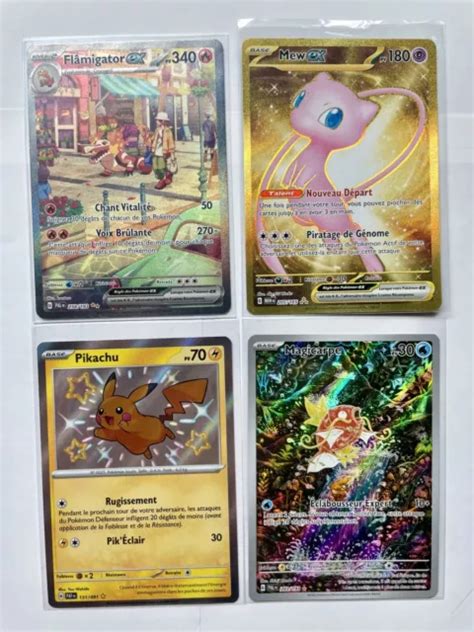 Lot De Cartes Pok Mon Al Atoires Ultra Rare Holo Dans Un Booster