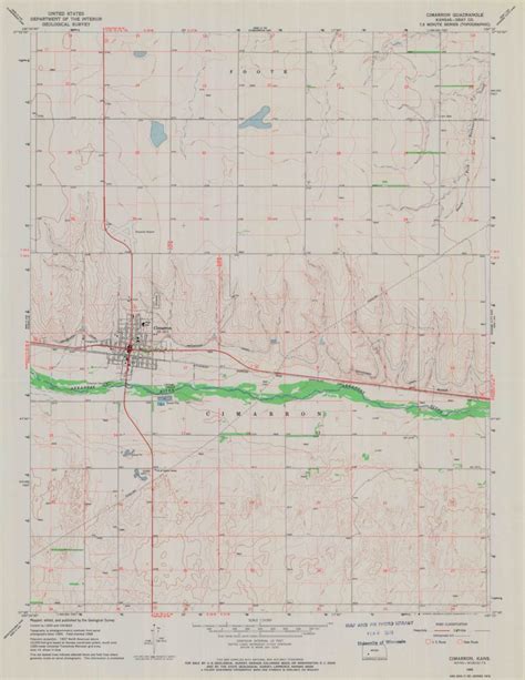 Cimarron, KS (1968, 24000-Scale) Map by United States Geological Survey ...