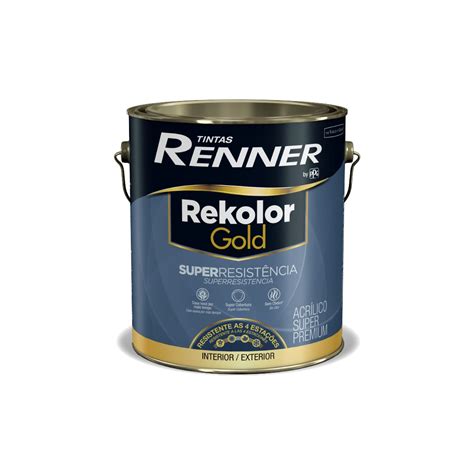 Pintura Latex Super Resistente Renner P Int Y Ext Lts