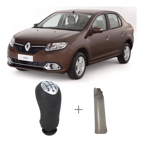 Bola Manopla Cambio Preto Cromado Renault Sandero Logan Megane Duster