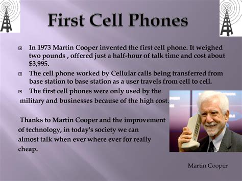 First Cell Phone Invented By Martin Cooper